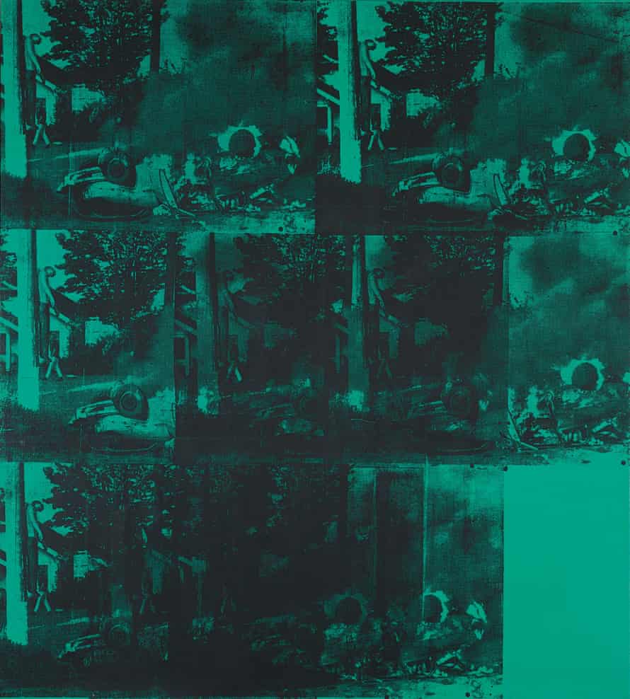 Green Car Crash (Green Burning Car I), 1963.