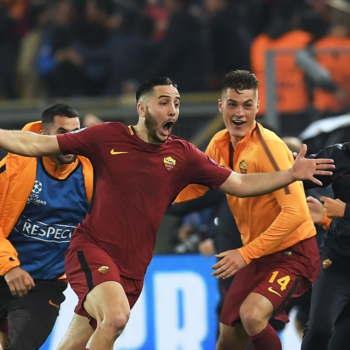 Roma Beat Barcelona On Away Goals In Champions League Quarter Final As It Happened Football The Guardian