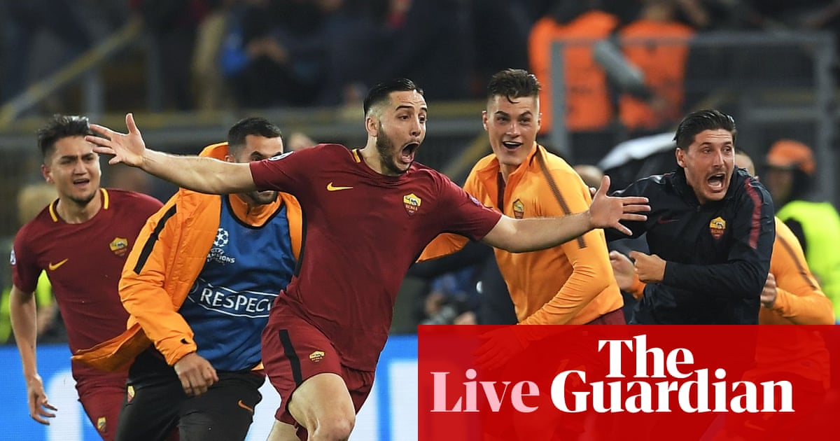 Roma 3 0 Barcelona Champions League 2018 Match Report As Com