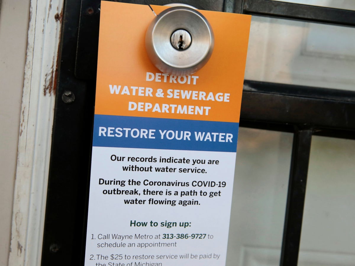 Detroit Families Still Without Clean Water Despite Shutoffs Being Lifted Us News The Guardian