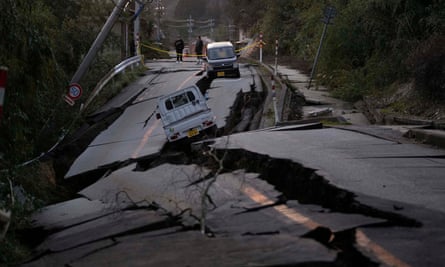 Japan earthquake: death toll rises to 62 amid warnings of landslides and aftershocks