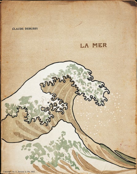 The cover of the sheet music for Debussy’s La Mer, 1905.