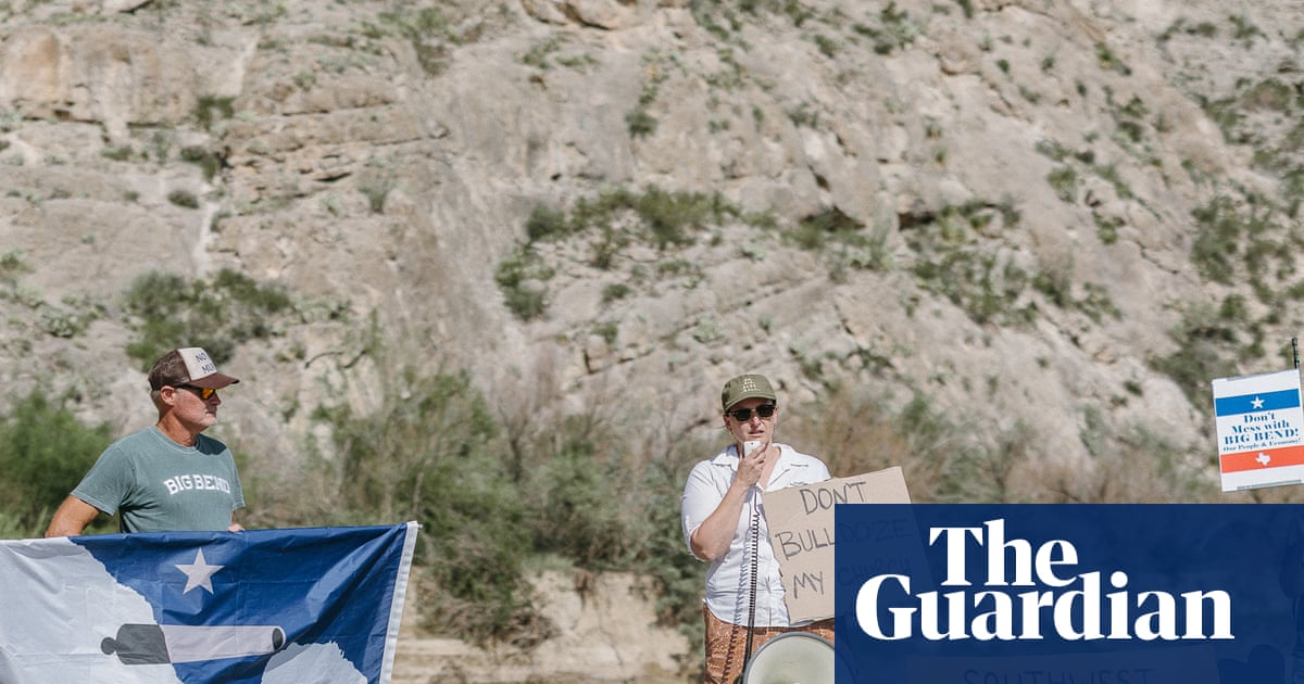 Bulldozer bravely defends America from dangerous river rafters and endangered wildlife.