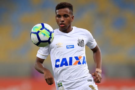 The young playing for Santos against Vasco da Gama successful September 2018