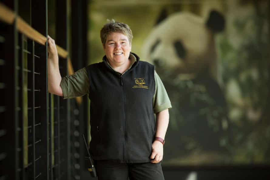 Alison Maclean, chief panda keeper at Edinburgh zoo.