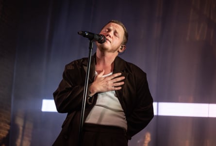 Kae Tempest performs at the Village Underground in Shoreditch, London.