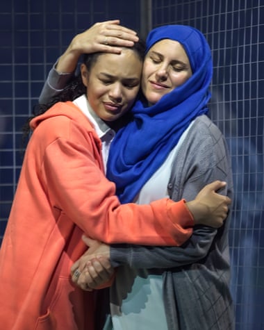 Adrianna Forbes-Dorant as Dalia and Merit Ariane as Aisha in Dalia, a community opera at Garsington.
