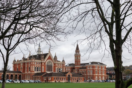 General view of the ornate redbrick buildings that make up Dulwich College