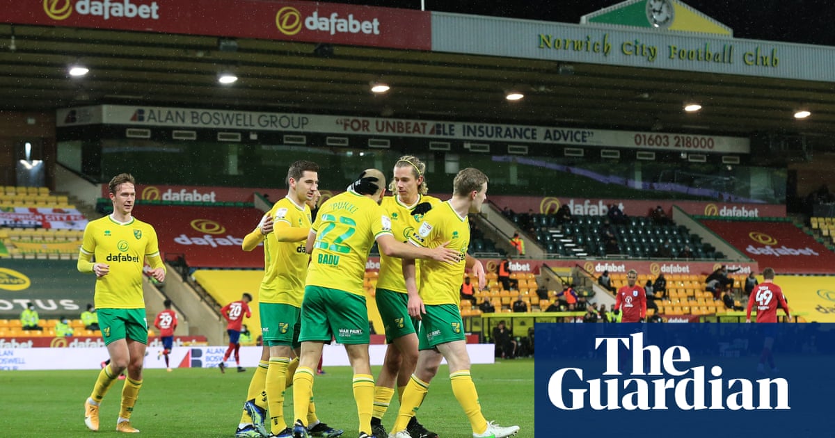 Norwich on verge of Premier League return after thrashing Huddersfield