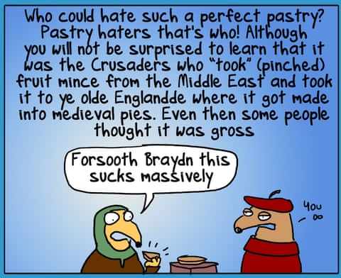 First Dog on the Moon cartoon called Mince Pies, panel 4