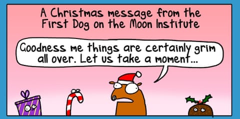 First Dog on the Moon cartoon called Mince Pies, panel 1