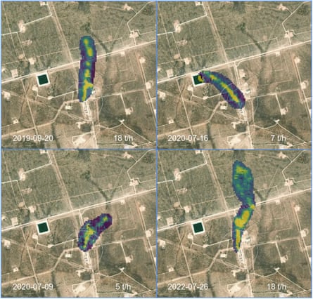 Repeated methane emissions from a Midland county, Texas, compressor station between 2019 and 2022.