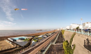 open air pool by sea and with seafront road