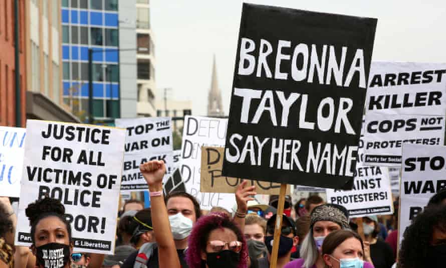 Breonna Taylor protest.