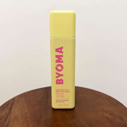 Byoma Foaming Rice deep cleanser.