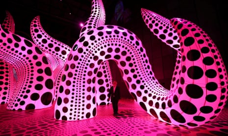 A spectacle of tentacles … Yayoi Kusama's installation You, Me and the Balloons.