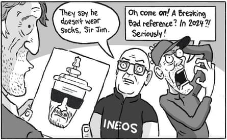 Erik Ten Hag cartoon.