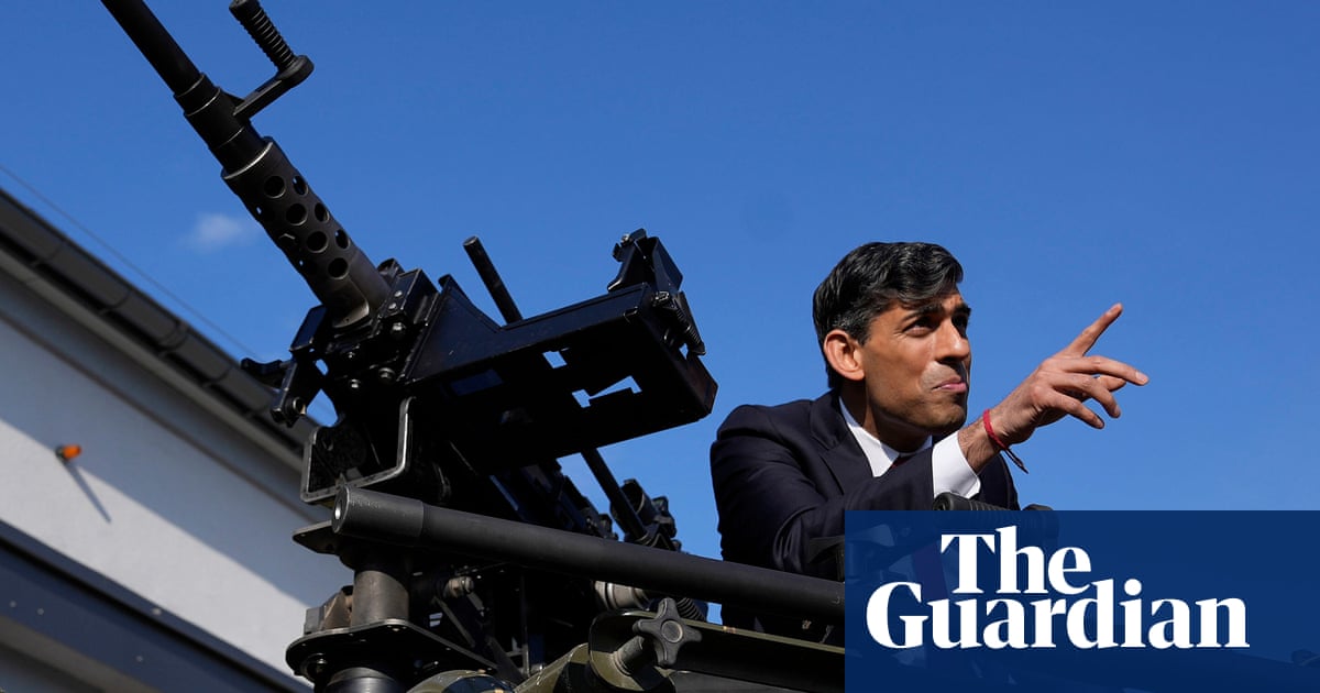 UK to boost defence spending to 2.5% of GDP, Sunak says | Defence policy
