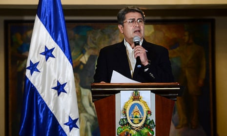 Former Honduras president Juan Orlando Hernández