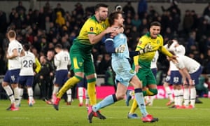 Fa Cup Fifth Round Norwich Win At Spurs Man City Beat Sheff Wed As It Happened Football The Guardian