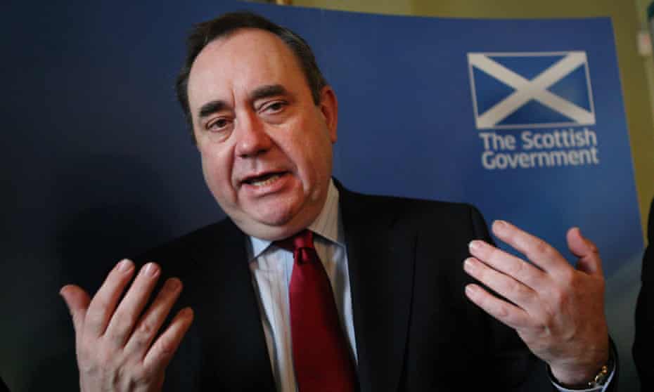 Alex Salmond at Bute House, Edinburgh, in March 2010, when he was first minister. 