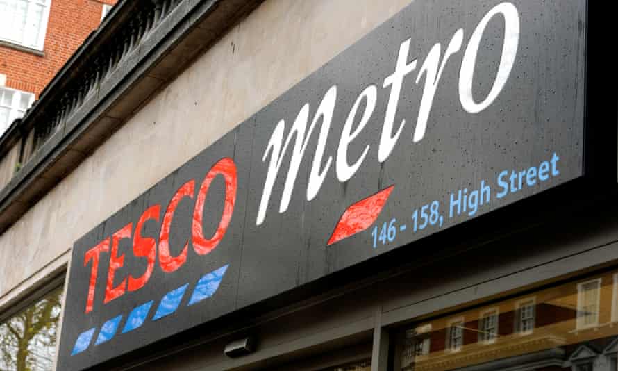 A Tesco Metro store in central London.