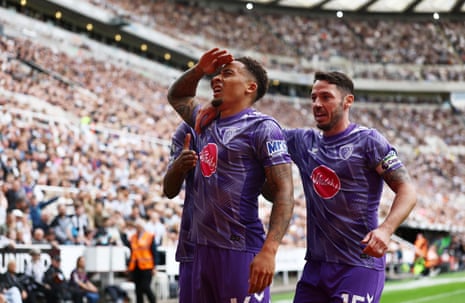 Marcus Tavernier celebrates