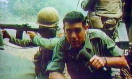 Rather under fire in Vietnam in 1966.