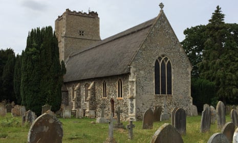 A transmitter on All Saints church in the Norfolk village of Salhouse connects local homes and businesses.