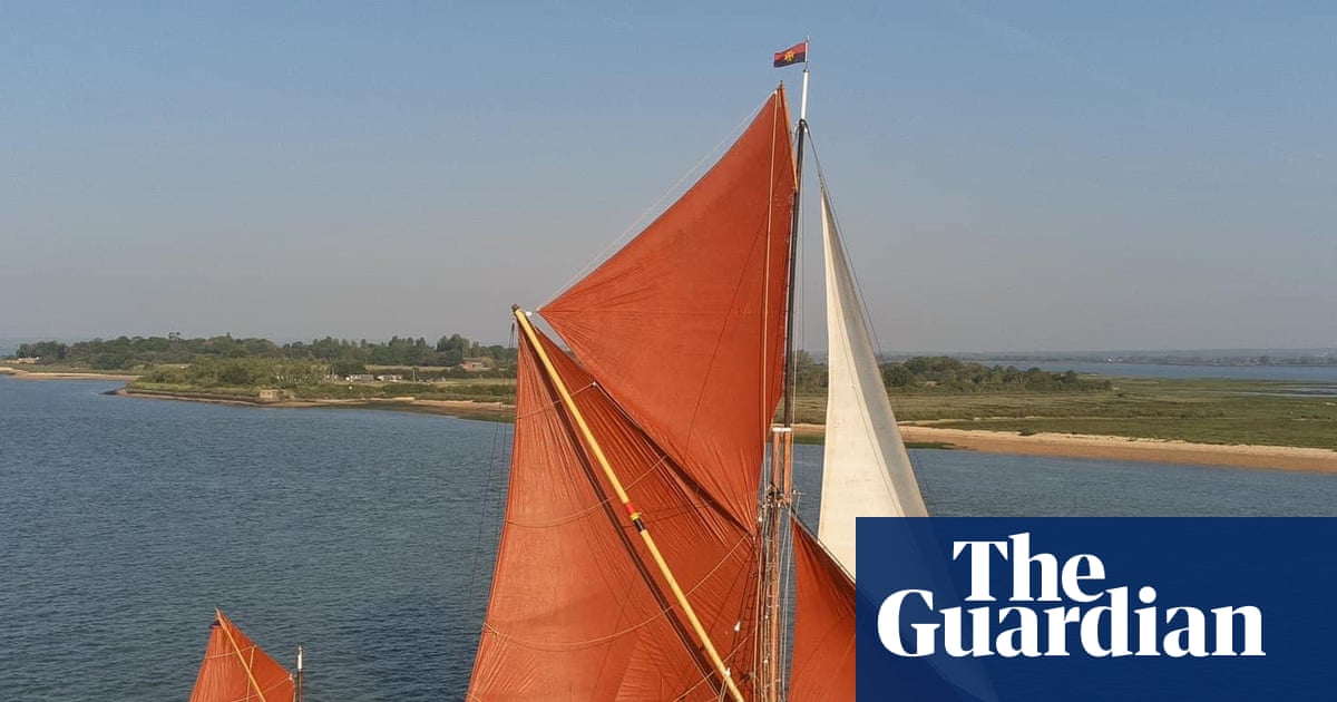 ‘I haven’t felt this present for months’: sail back in time on a Thames barge in Essex ‘I haven’t felt this present for months’: sail back in time on a Thames barge in Essex
