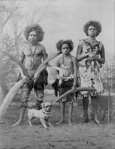 In the 1970s, in archives at the Royal Anthropological Institute in London, Roslyn Poignant found a photograph of three Indigenous Australian people – a man, woman and child – whom she would come to identify as Billy, Jenny and Toby, taken in Paris in 1885.