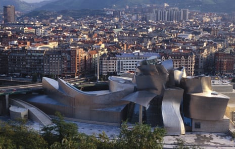 The Guggenheim Museum in Bilbao, September 1997, the month is opened.