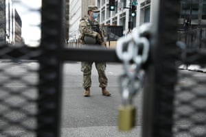 National Guardsmen on patrol