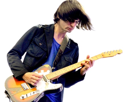 Jonny Greenwood of Radiohead performs in Manchester, July 2017.