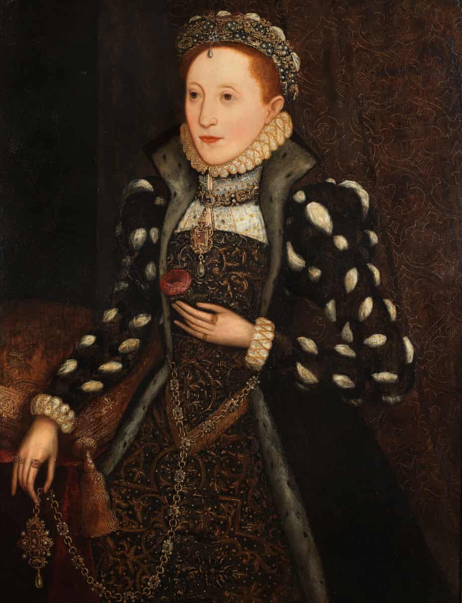 Long Lost Overpainted Portrait Reveals Young Queen Elizabeth I Painting The Guardian