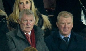 Former Manchester United manager Sir Alex Ferguson watches on with his former Old Trafford assistant Steve McClaren.