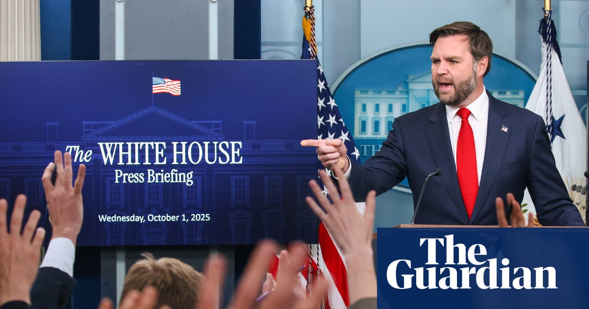 Vance uses false claims to pin shutdown blame on Democrats as White House warns of layoffs