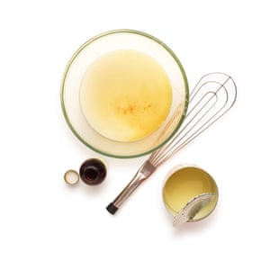 Whisk together condensed milk, booze, vanilla and a pinch of salt.