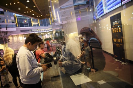 a person buying ticket