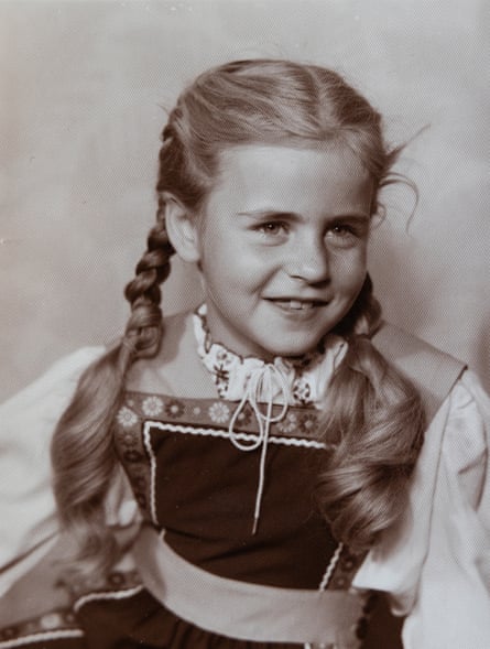 A portrait of Mary Dispenza aged about four
