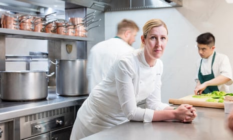 Clare Smyth in the kitchen at Core.