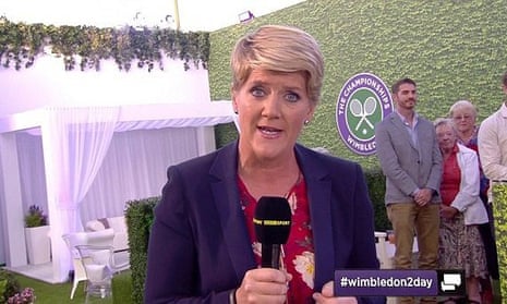 Wimbledon 2day featuring Clare Balding: faced a volley of abuse from viewers. 