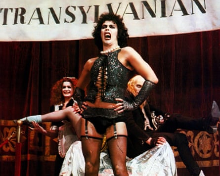 Tim Curry in The Rocky Horror Picture Show.