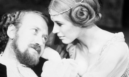 Faithfull with Nicol Williamson in Hamlet, 1969.
