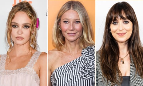 (L-R) Famous ‘nepo babies’ Lily-Rose Depp, Gwyneth Paltrow and Dakota Johnson.