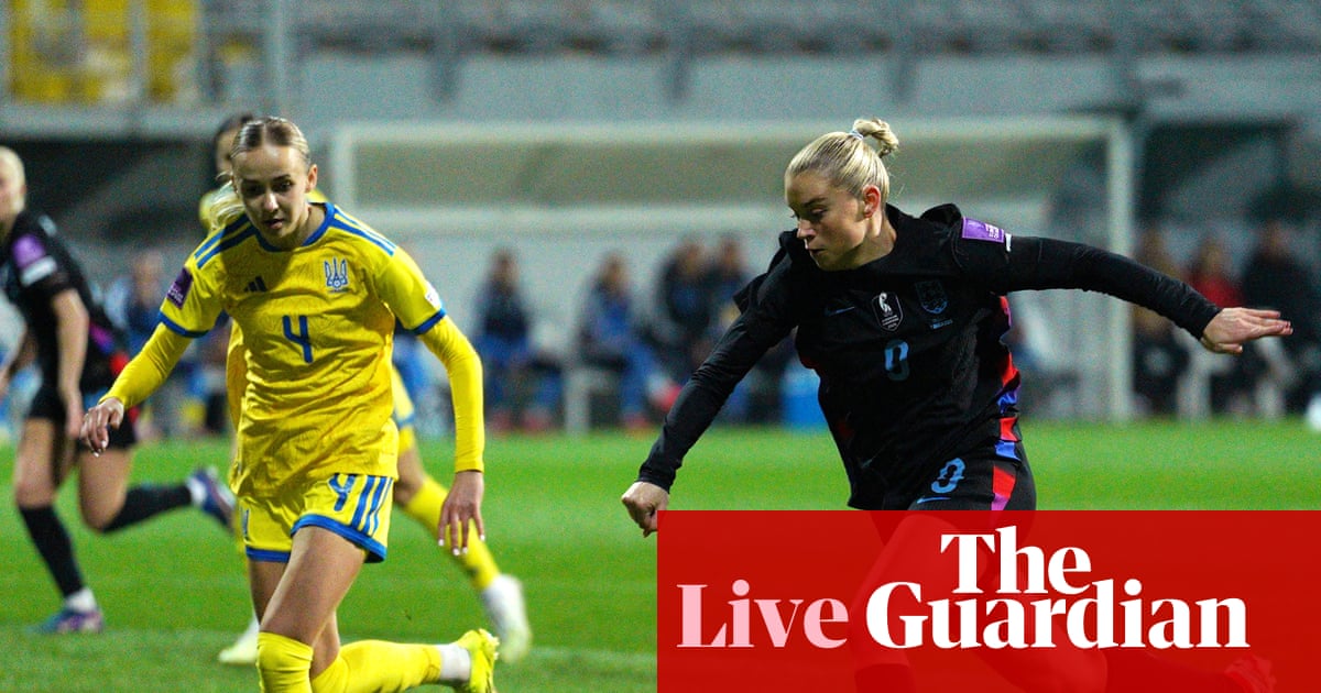 Ukraine v England: Women’s World Cup qualifying – live
