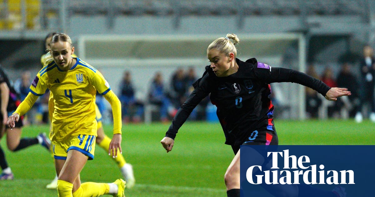 Alessia Russo double for England sparks Women’s World Cup qualifying win against Ukraine