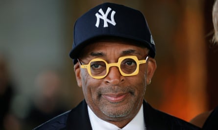 Different perspective: Spike Lee wearing a pair of statement glasses.