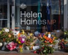 Helen Haines’s condition improves days after losing both legs from alleged attack