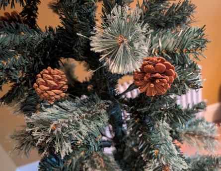 Closeup of the branches on the Homcom tree